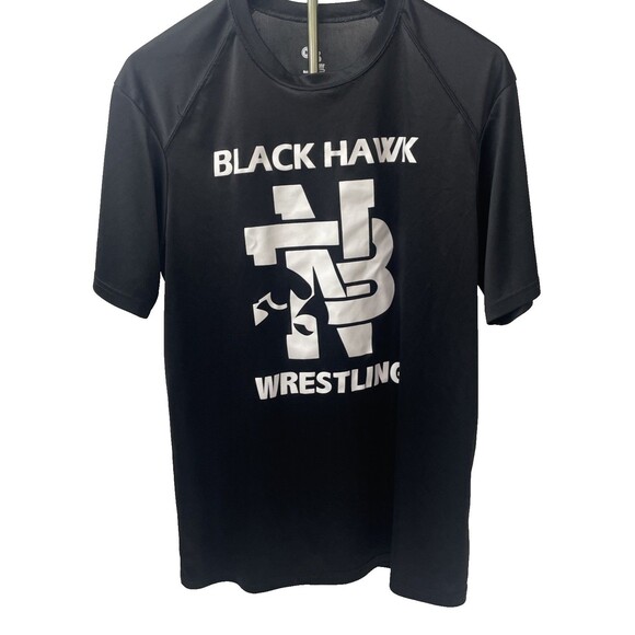 North Buncombe Blackhawk Wrestling Top Size Medium - Picture 1 of 5